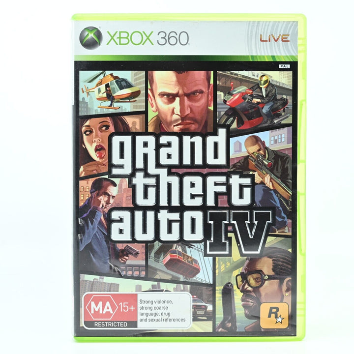 Grand Theft Auto IV 4 - Xbox 360 Game - PAL - FREE POST!
