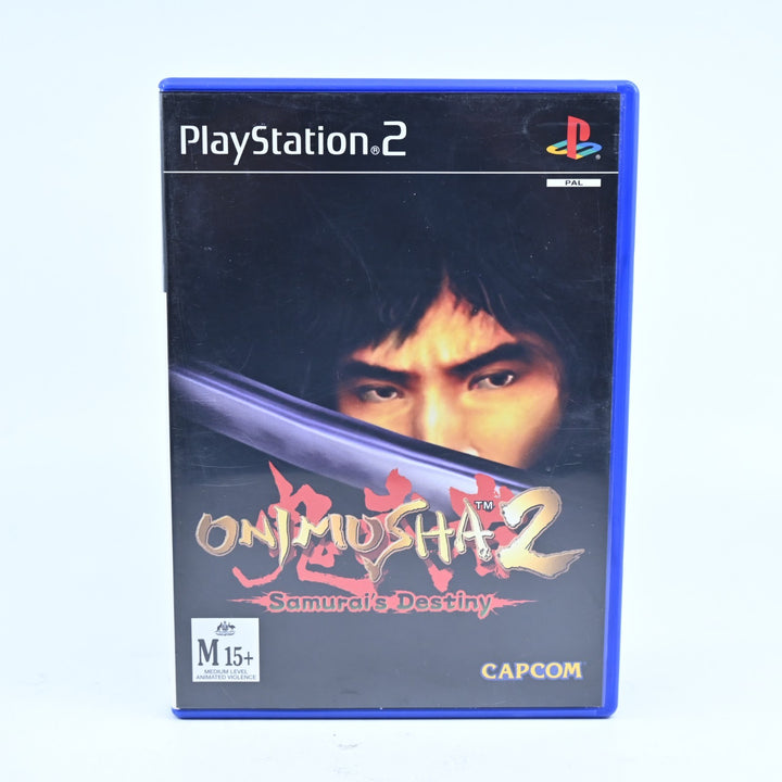 Onimusha 2 - Sony Playstation 2 / PS2 Game + Manual - PAL - MINT DISC!