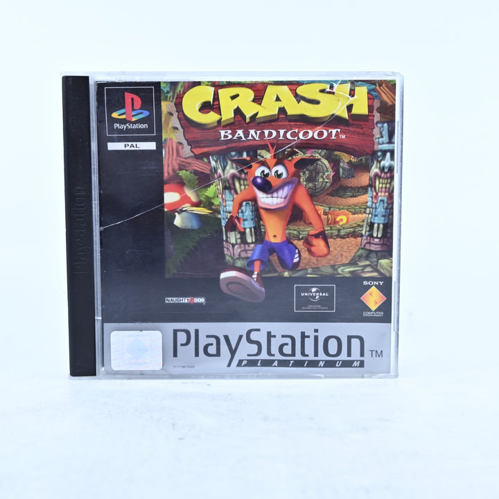 Crash Bandicoot - Sony Playstation 1 / PS1 Game - No Manual - PAL - MINT DISC!