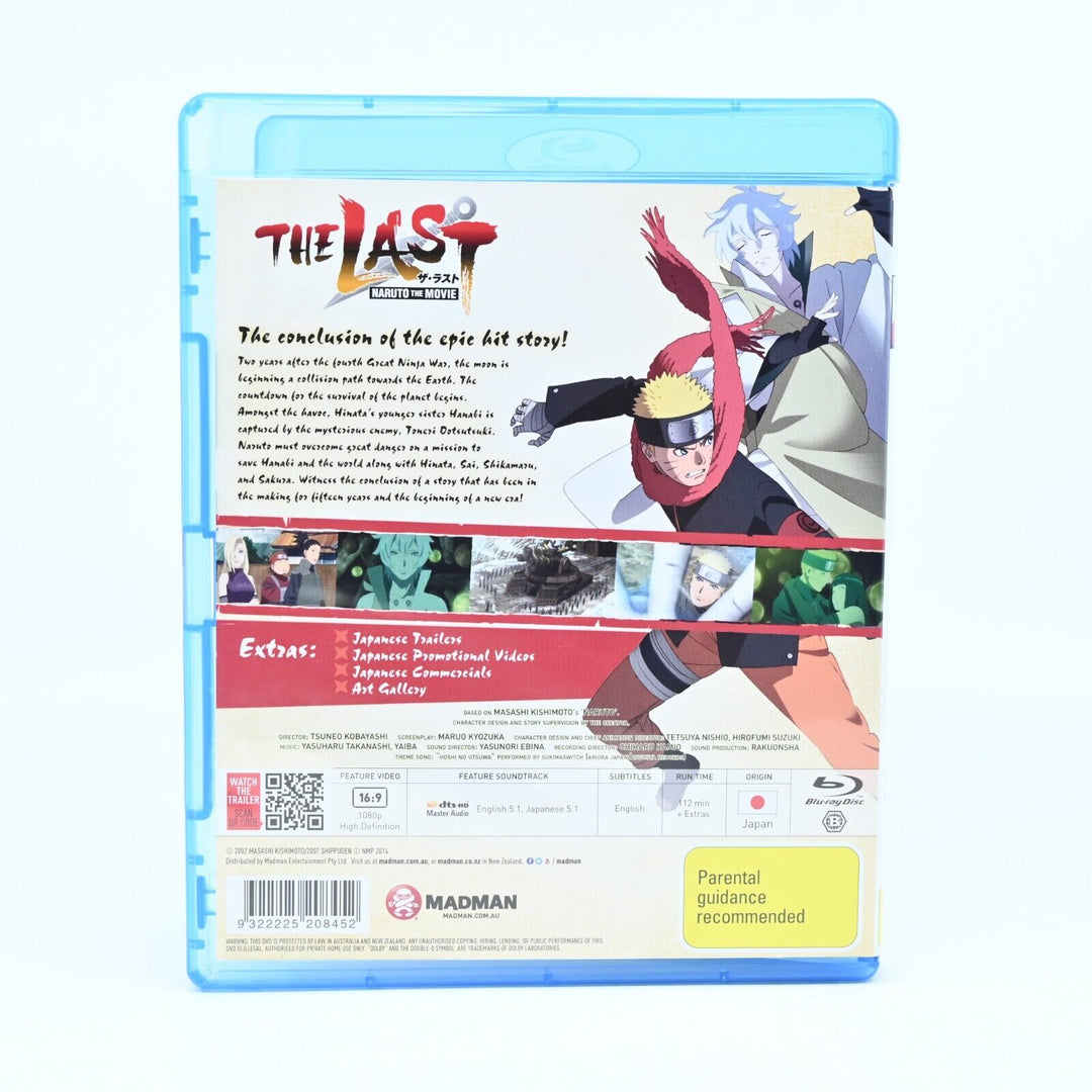 The Last: Naruto The Movie - AUS PAL - Anime Blu-ray- MINT DISC!