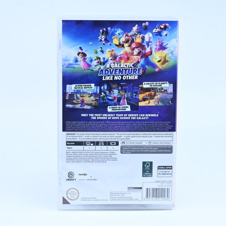 SEALED! Mario + Rabbids Sparks of Hope - Nintendo Switch Game - FREE POST!