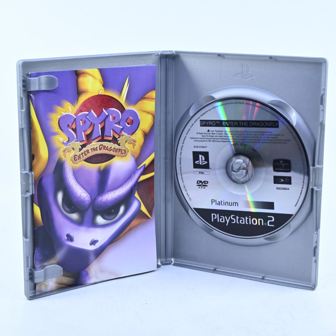 Spyro: Enter the Dragonfly - Sony Playstation 2 / PS2 Game + Manual - PAL