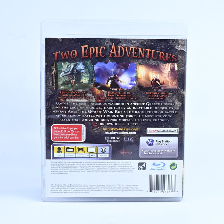 God of War Collection - Sony Playstation 3 / PS3 Game + Manual - MINT DISC!