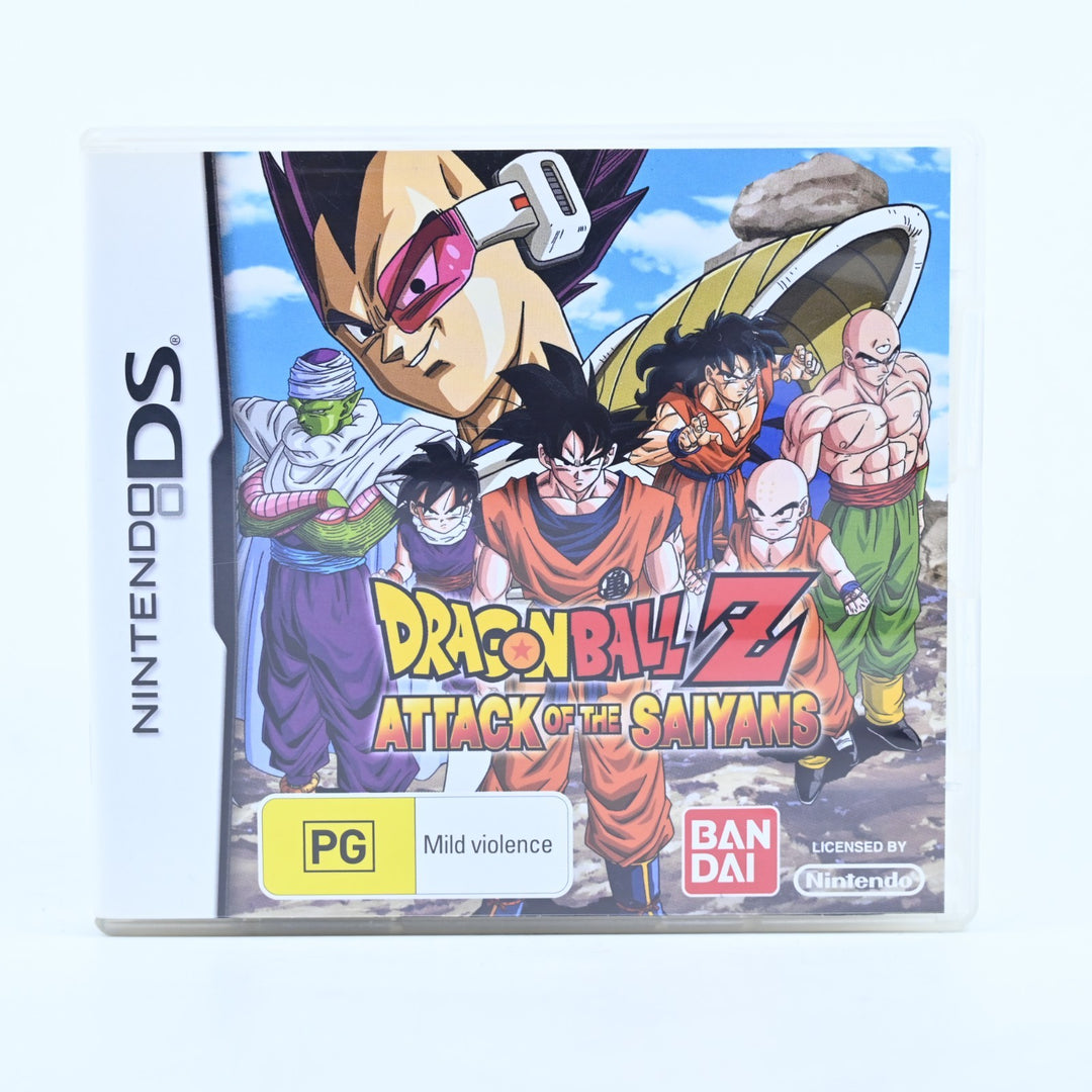 Dragon Ball Z Attack of the Saiyans - Nintendo DS Game - PAL + Manual