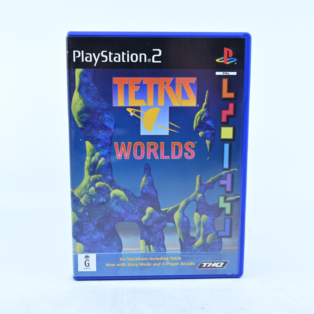 Tetris Worlds - Sony Playstation 2 / PS2 Game + Manual - PAL - MINT DISC!