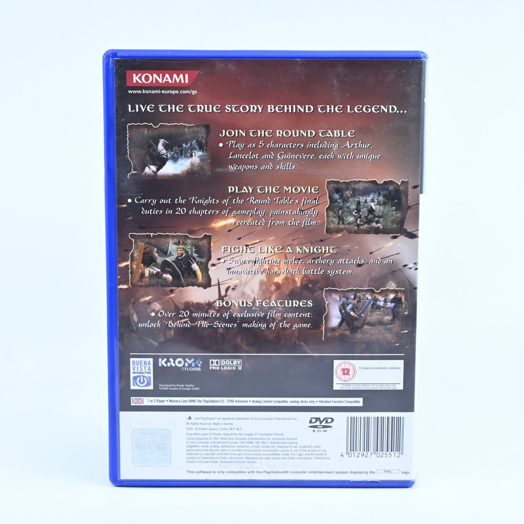 King Arthur: The Truth Behind the Legend - PS2 Game + Manual - PAL - Ex-Rental