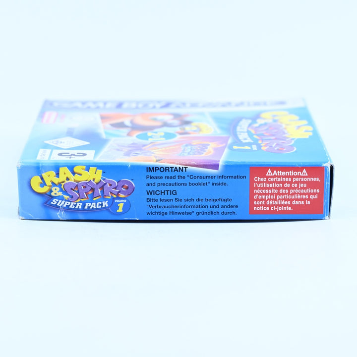 Crash & Spyro Super Pack Volume 1 - Nintendo Gameboy Advance / GBA Boxed Game