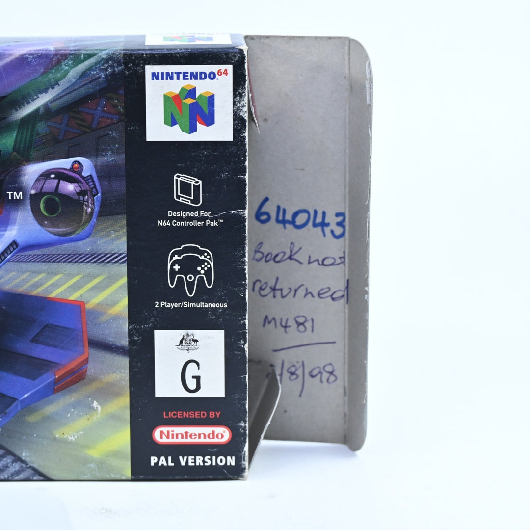 Aero Gauge - N64 / Nintendo 64 Boxed Game - No Manual - PAL - FREE POST!