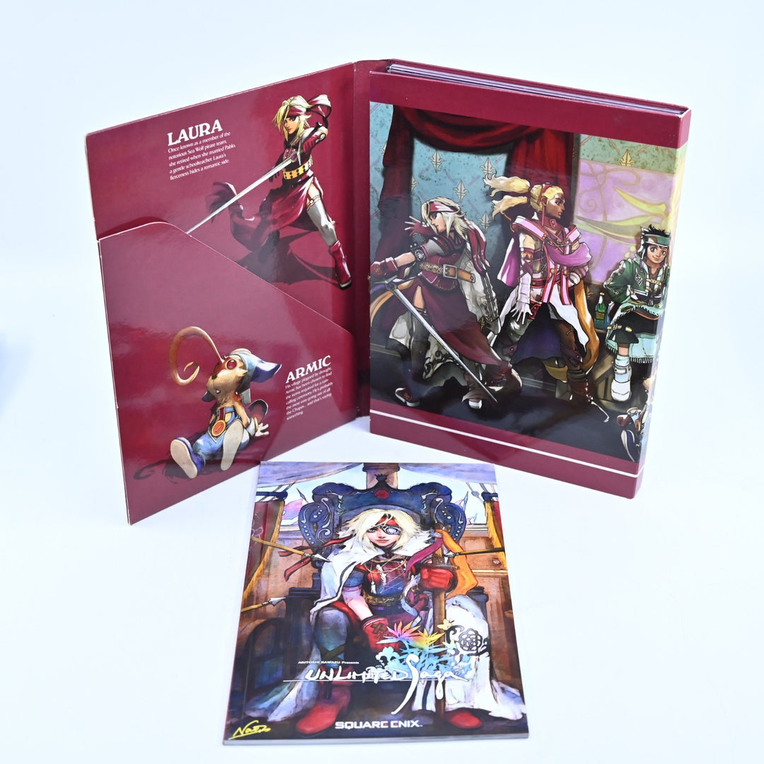 Unlimited SaGa - Sony Playstation 2 / PS2 Game + Manual - PAL - MINT DISCS!