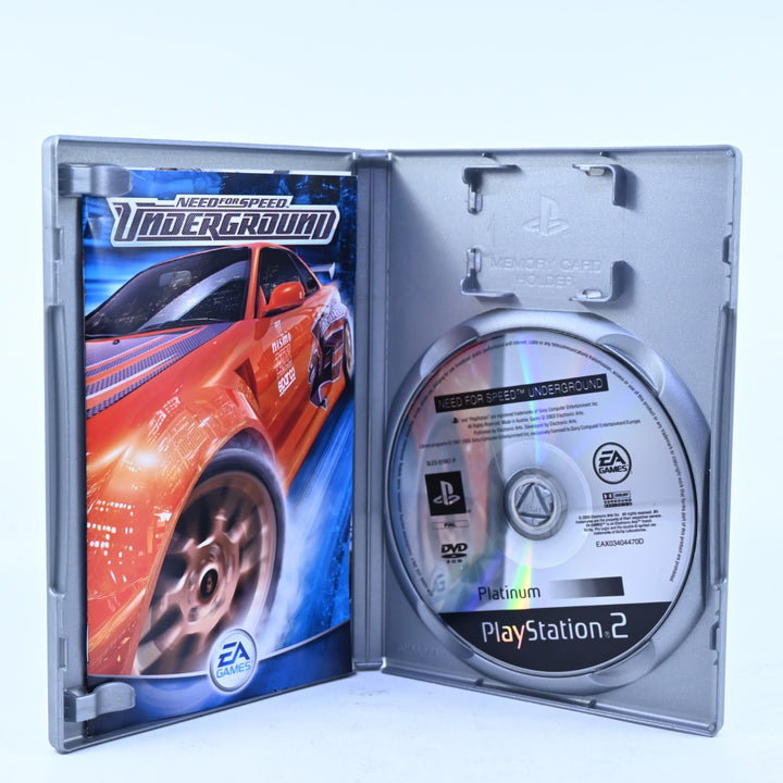 Need for Speed Underground - Sony Playstation 2 / PS2 Game + Manual - PAL