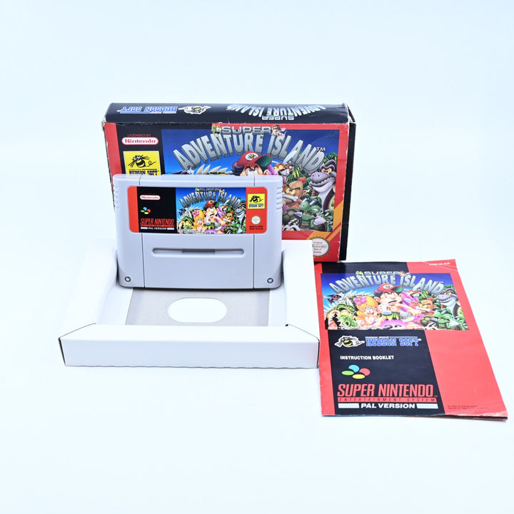 Super Adventure Island - Super Nintendo / SNES Boxed Game - PAL - FREE POST!