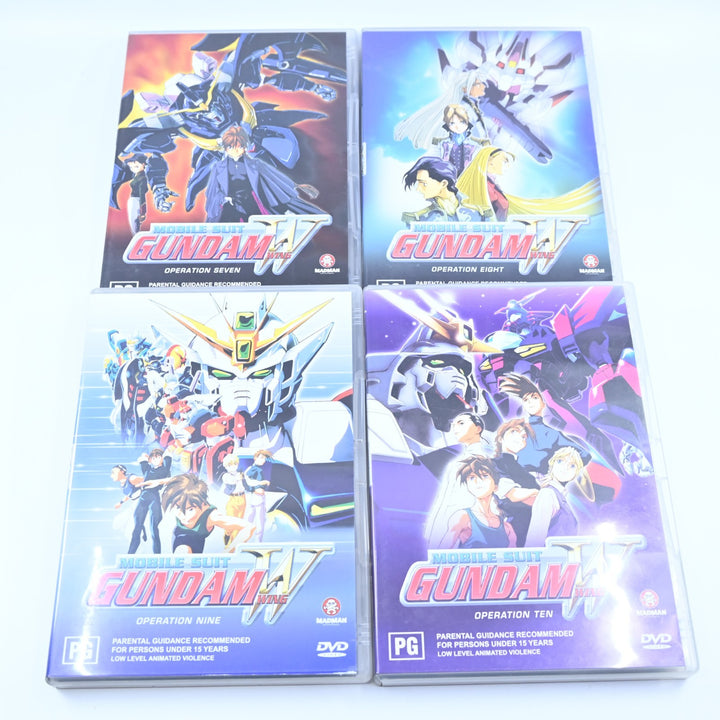 Moblie Suit Gundam Wing - Volumes 1 to 10 - Region  4 - Anime DVDs