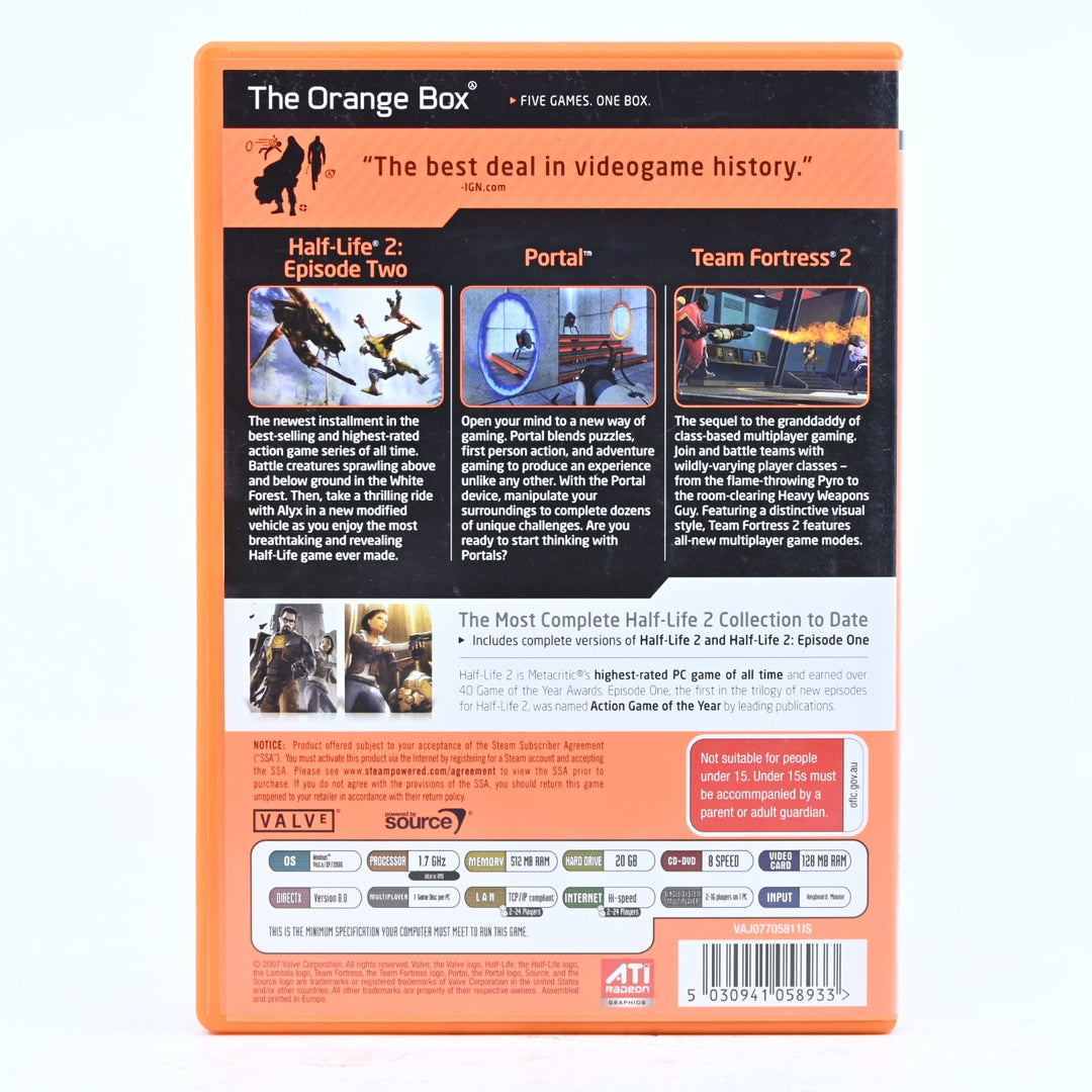 The Orange Box - PC Game - FREE POST!