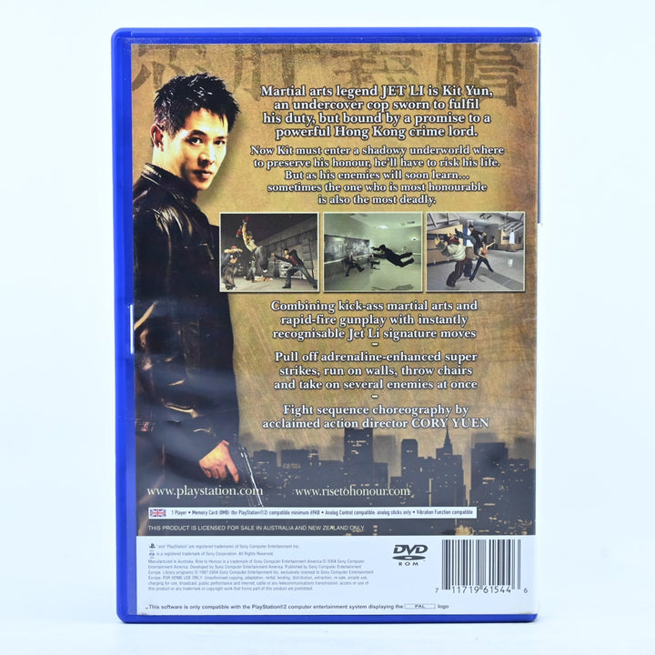 Jet Li Rise to Honour - Sony Playstation 2 / PS2 Game - No Manual - PAL