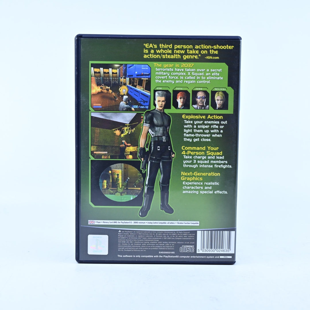 X Squad - Sony Playstation 2 / PS2 Game + Manual - PAL - MINT DISC!