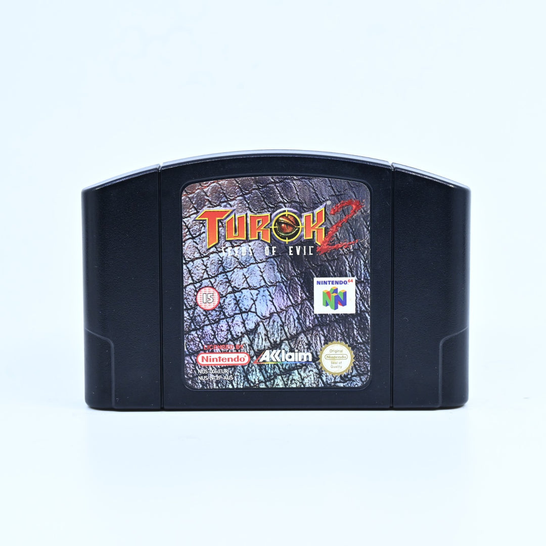 Turok 2: Seeds of Evil - N64 / Nintendo 64 Boxed Game - PAL - FREE POST!