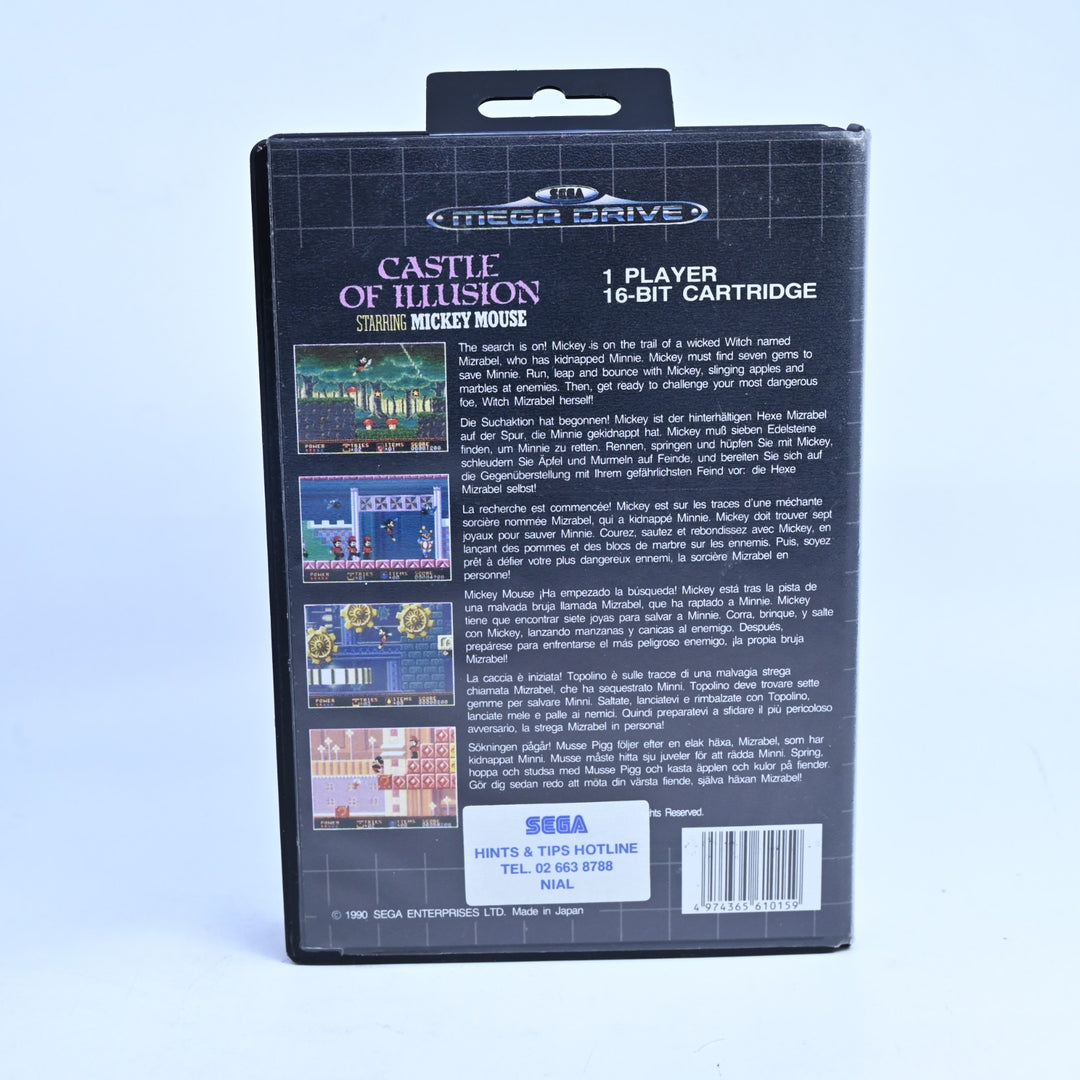 Castle of Illusion Starring Mickey Mouse - Sega Mega Drive Game + Manual - PAL
