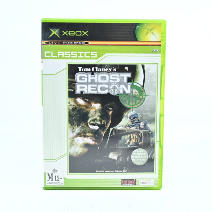 Tom Clancy's Ghost Recon - Original Xbox Game + Manual - PAL - MINT DISC!