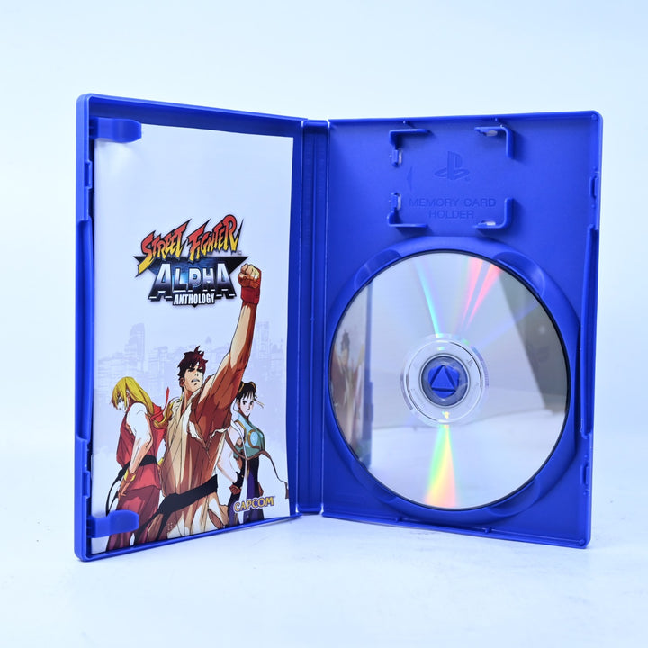 Street Fighter Alpha Anthology - Sony Playstation 2 / PS2 Game + Manual - PAL