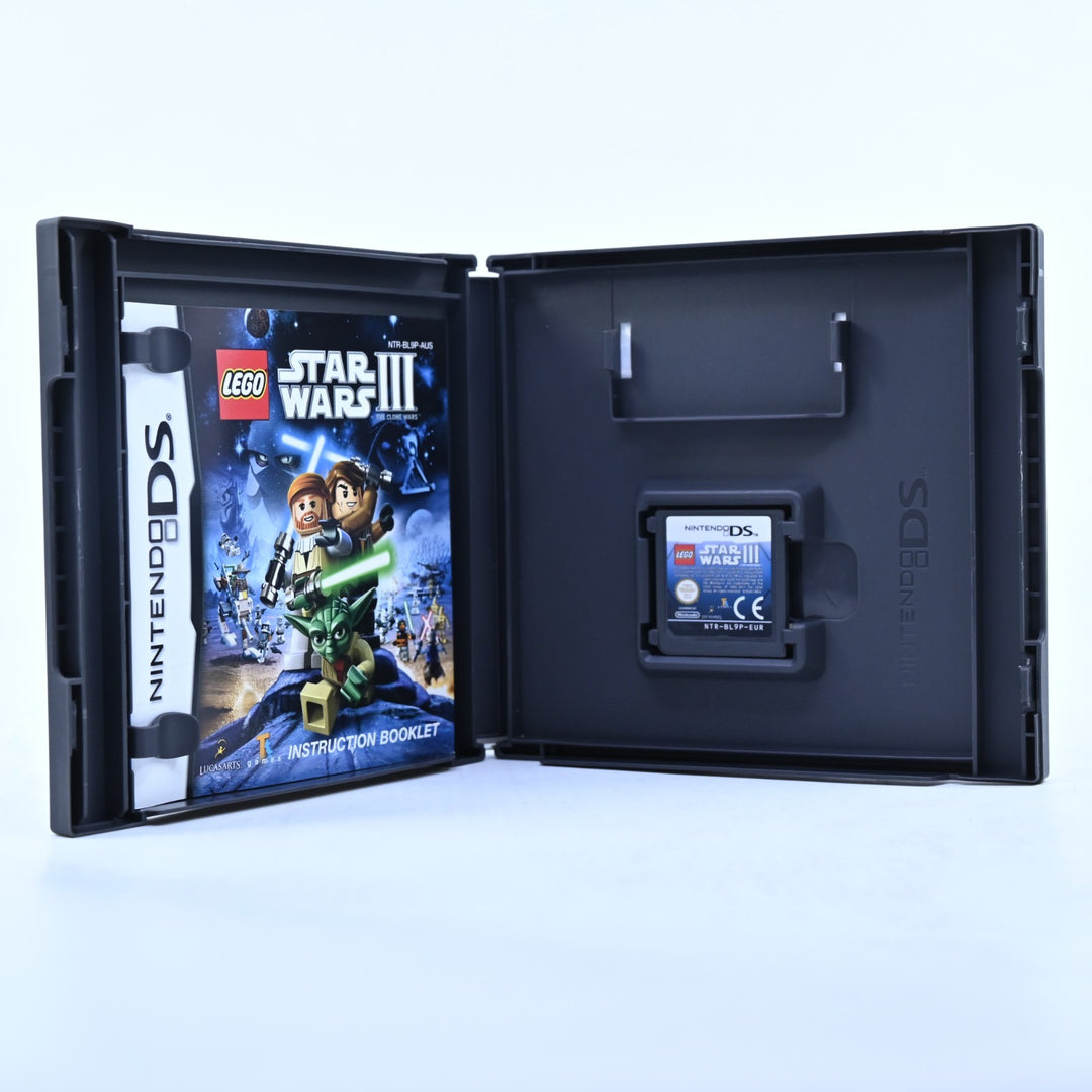 LEGO Star Wars III 3: The Clone Wars - Nintendo DS Game - PAL + Manual