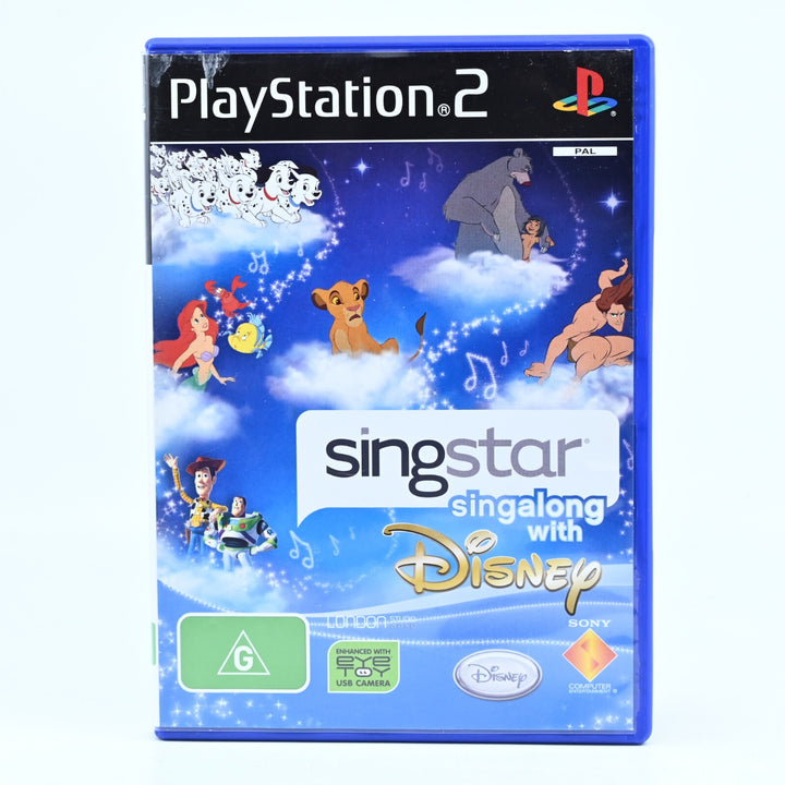 Singstar: Singalong with Disney - Sony Playstation 2 / PS2 Game + Manual