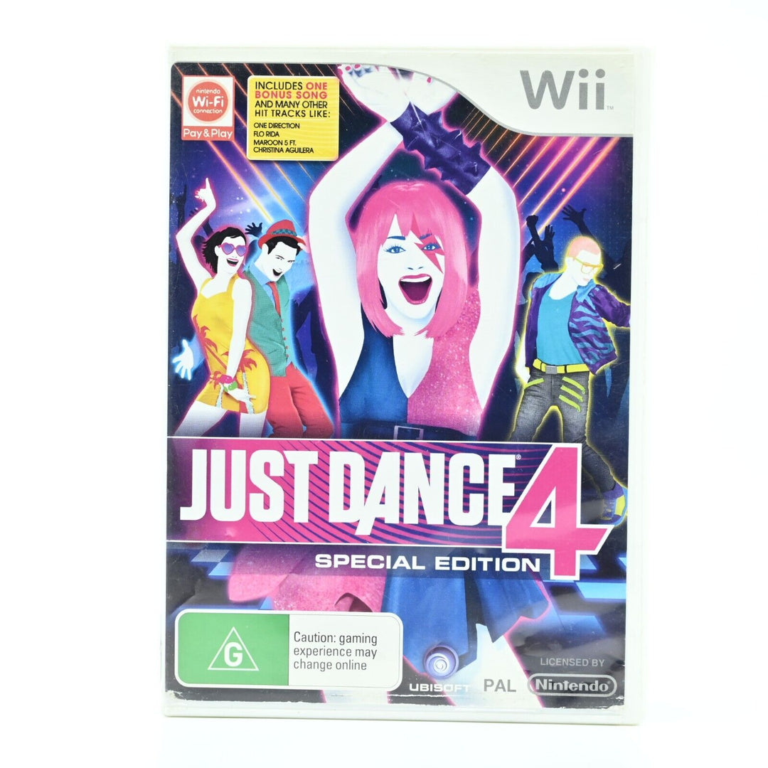 Just Dance 4 Special Edition - Nintendo Wii Game - PAL - FREE POST!