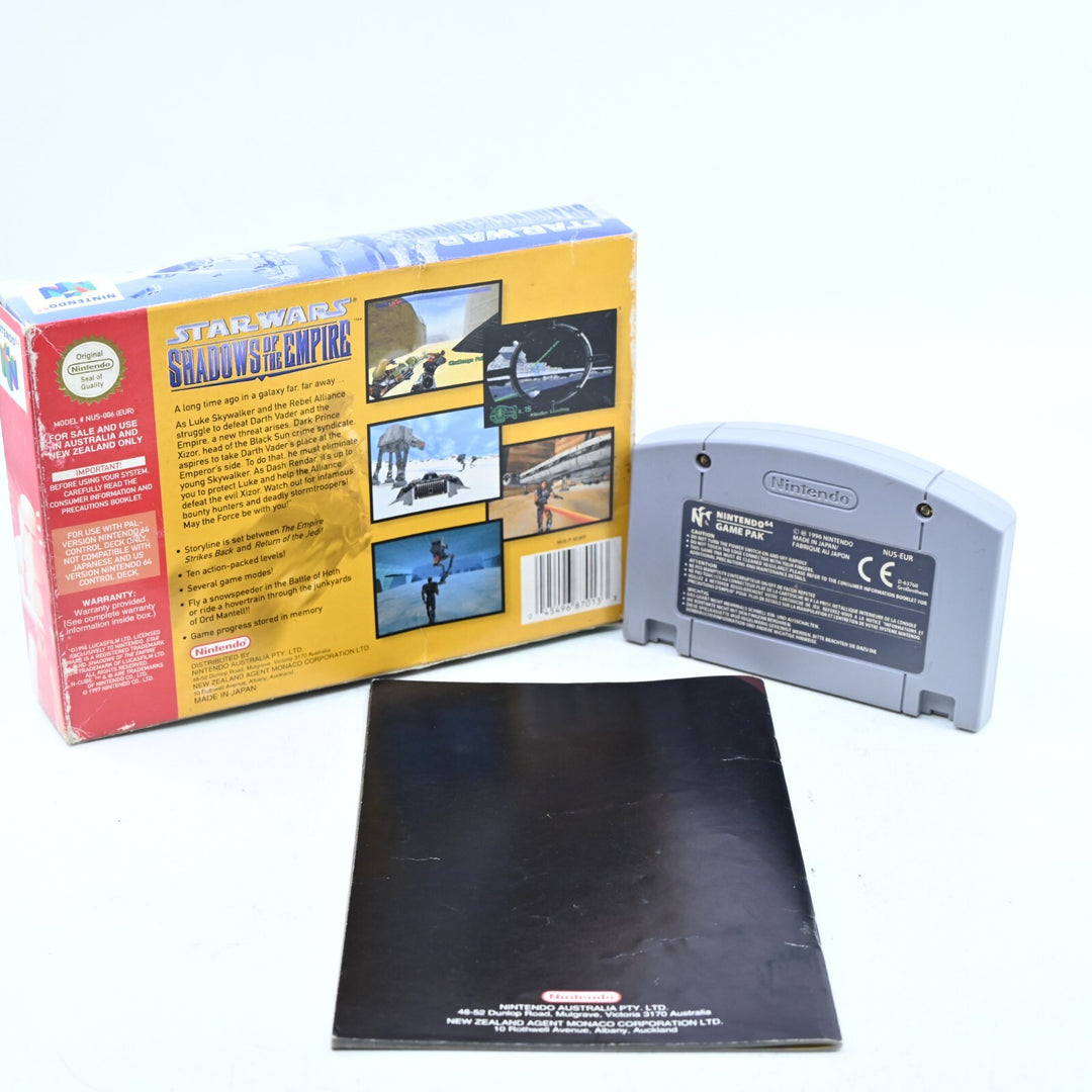 Star Wars: Shadows of the Empire - N64 / Nintendo 64 Boxed Game - PAL