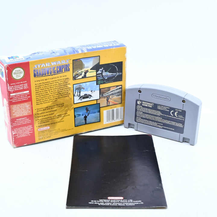 Star Wars: Shadows of the Empire - N64 / Nintendo 64 Boxed Game - PAL