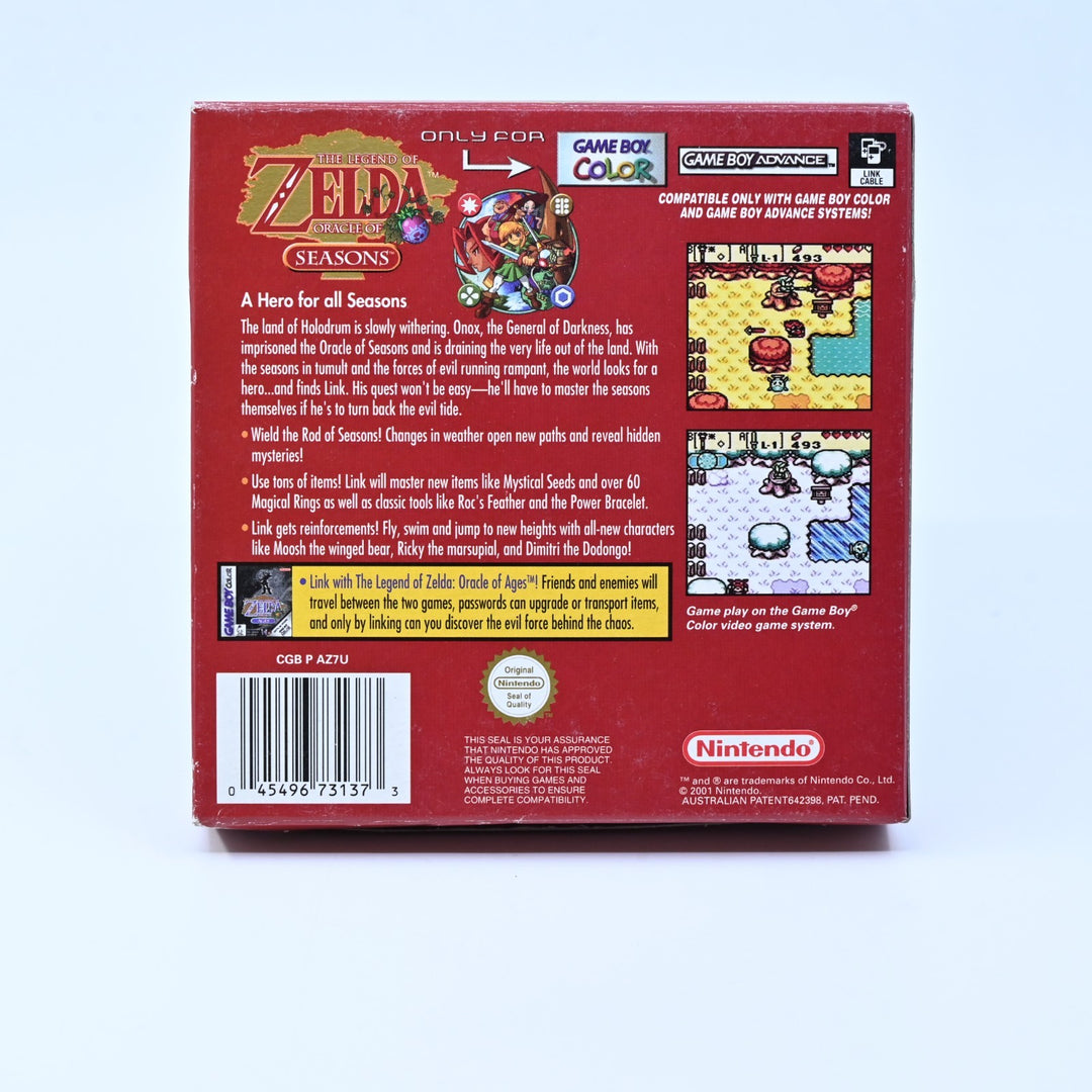 The Legend of Zelda: Oracle of Seasons - Nintendo Gameboy Color Boxed Game