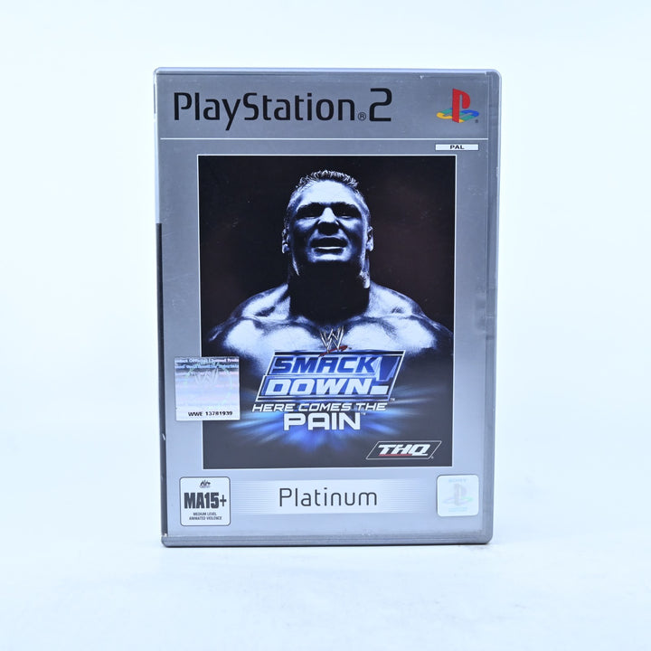 WWE SmackDown!: Here Comes the Pain - Sony Playstation 2 / PS2 Game + Manual