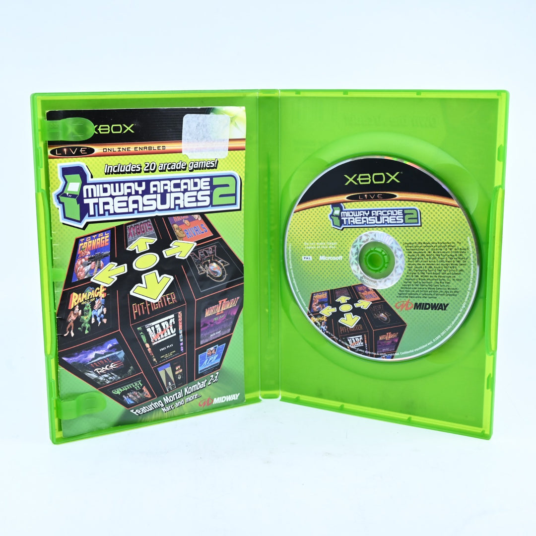 Midway Arcade Treasures 2  - Original Xbox Game + Manual - PAL - MINT DISC!