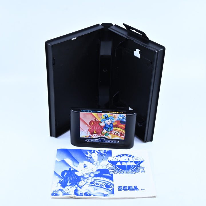 Wonder Boy III: Monster Lair - Sega Mega Drive Game + Manual - PAL - FREE POST!