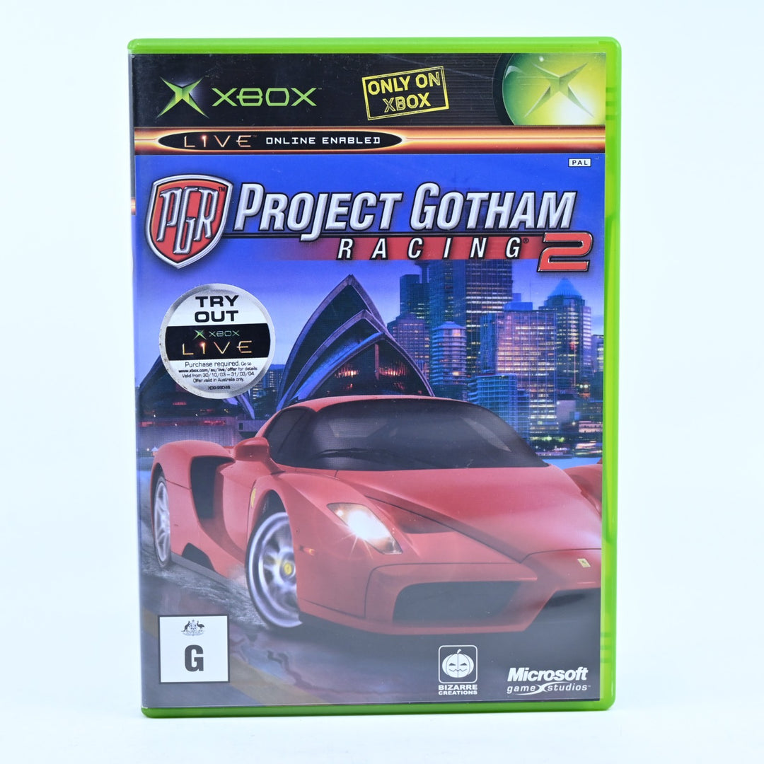 Project Gotham Racing 2 - Original Xbox Game + Manual - PAL - FREE POST!