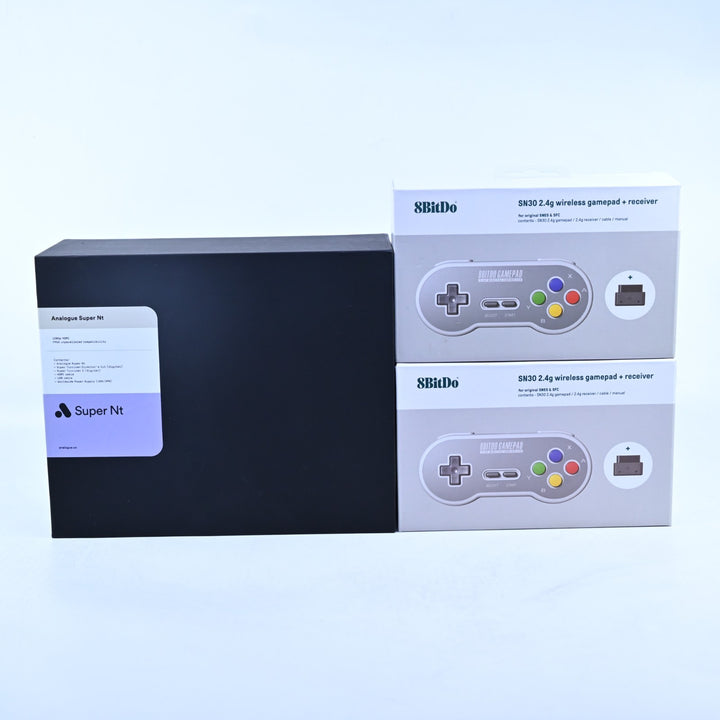 Analogue Super Nt with 2 Controllers - Analogue Console - FREE POST!