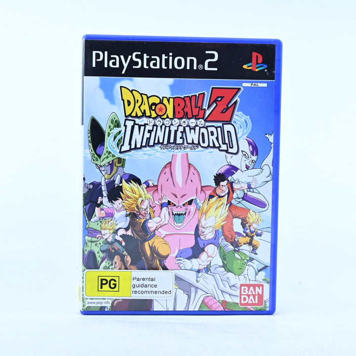 Dragon Ball Z: Infinite World - Sony Playstation 2 / PS2 Game + Manual - PAL