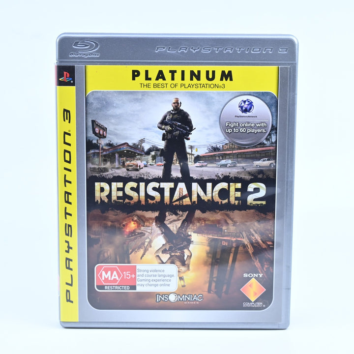 Resistance 2 - Sony Playstation 3 / PS3 Game + Manual - FREE POST!