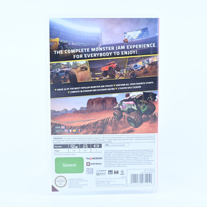 Monster Jam Steel Titans - Nintendo Switch Game - FREE POST!
