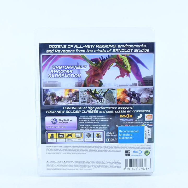 Earth Defense Force 2025 - Sony Playstation 3 / PS3 Game + Manual - MINT DISC!