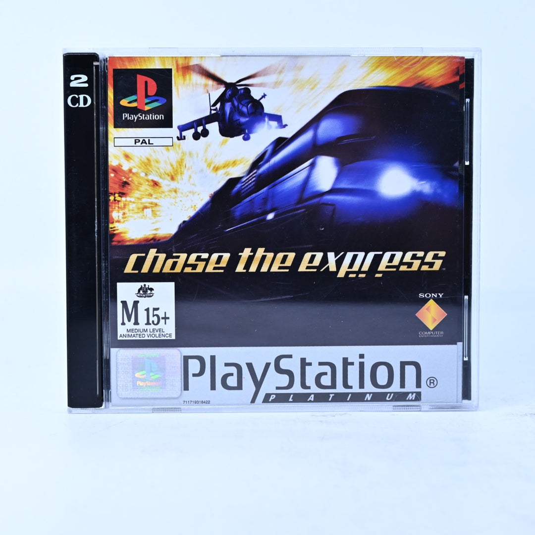 Chase The Express - Sony Playstation 1 / PS1 Game + Manual - PAL - MINT DISC!