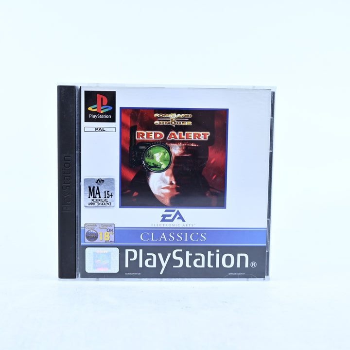 Command & Conquer: Red Alert - Sony Playstation 1 / PS1 Game + Manual - PAL