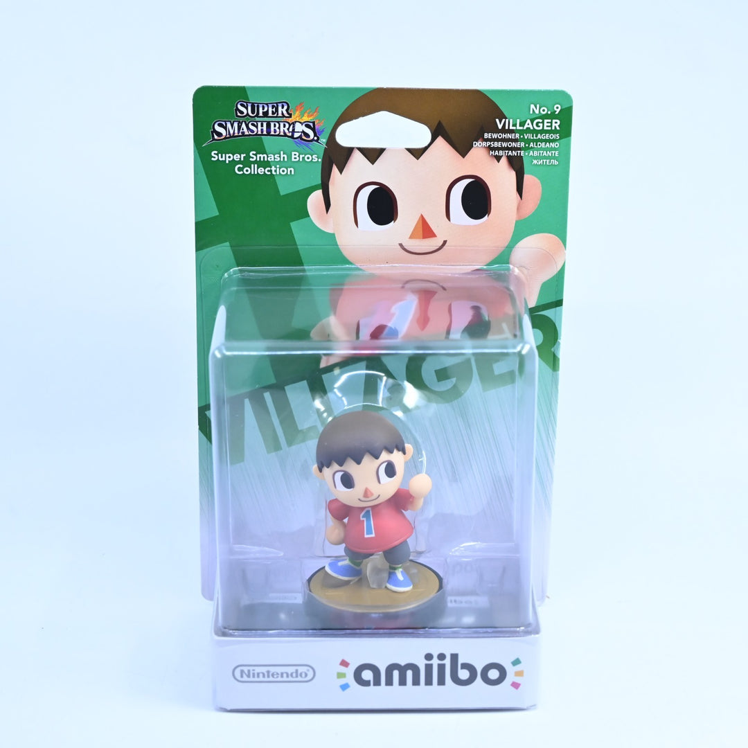 SEALED! Villager Amiibo No. 9 - Super Smash Bros. Collection - Toy