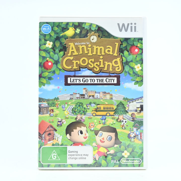 Animal Crossing: Let's Go to the City - Nintendo Wii Game + Manual - PAL