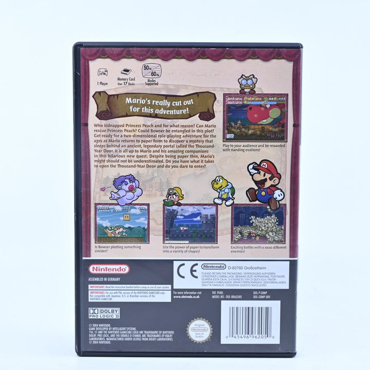 Paper Mario: The Thousand Year Door - Nintendo Gamecube Game + Manual - PAL