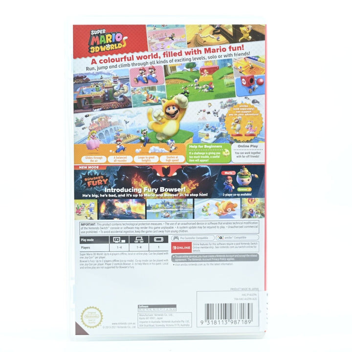 Super Mario 3D World + Bowser's Fury - Nintendo Switch Game - FREE POST!