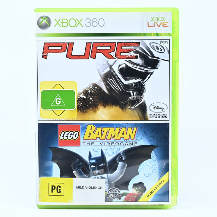 Lego Batman: The Video Game + Pure - Xbox 360 Game - PAL - FREE POST!