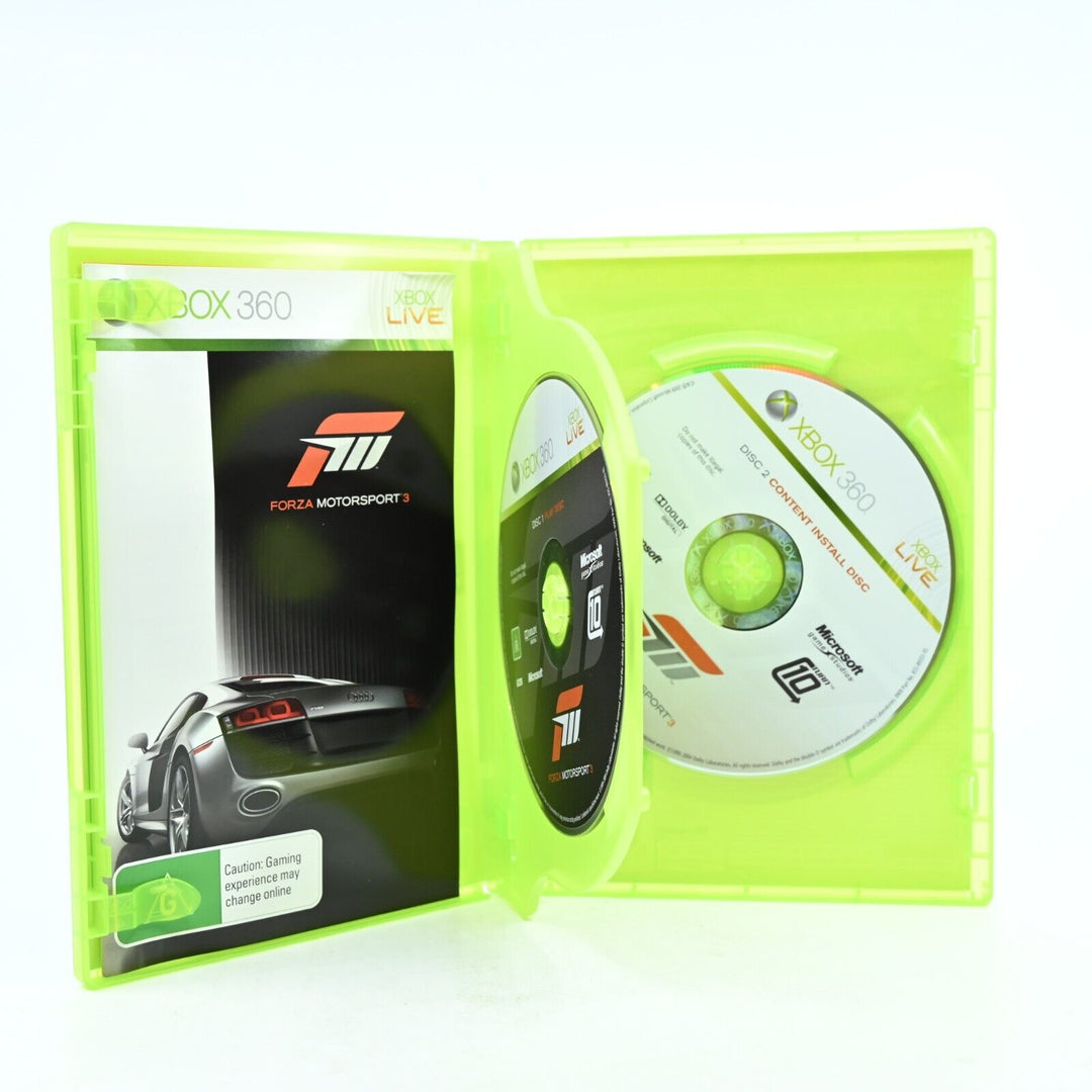 Forza Motorsport 3 - Xbox 360 Game + Manual - PAL - MINT DISC!