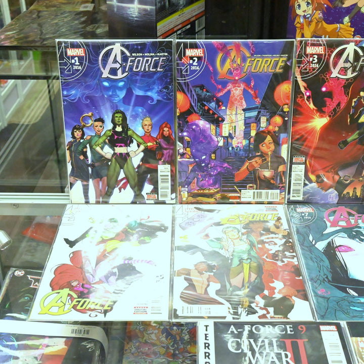 A-Force - Complete Set 1-10 - Wilson / Molina / Martin - Marvel Comics - Comic