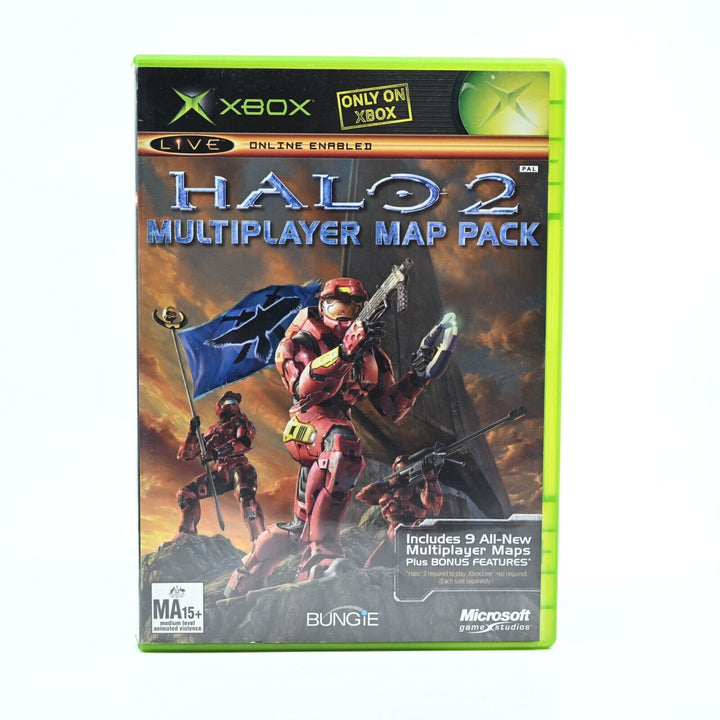 Halo 2 Multiplayer Map Pack - Original Xbox Game + Manual - PAL - MINT DISC!