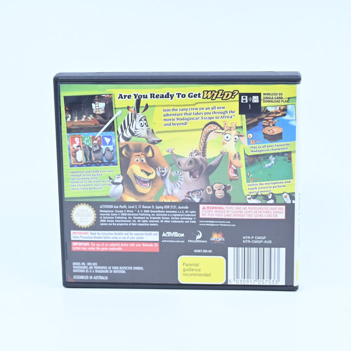Madagascar 2: Escape 2 Africa - Nintendo DS Game - PAL - FREE POST!