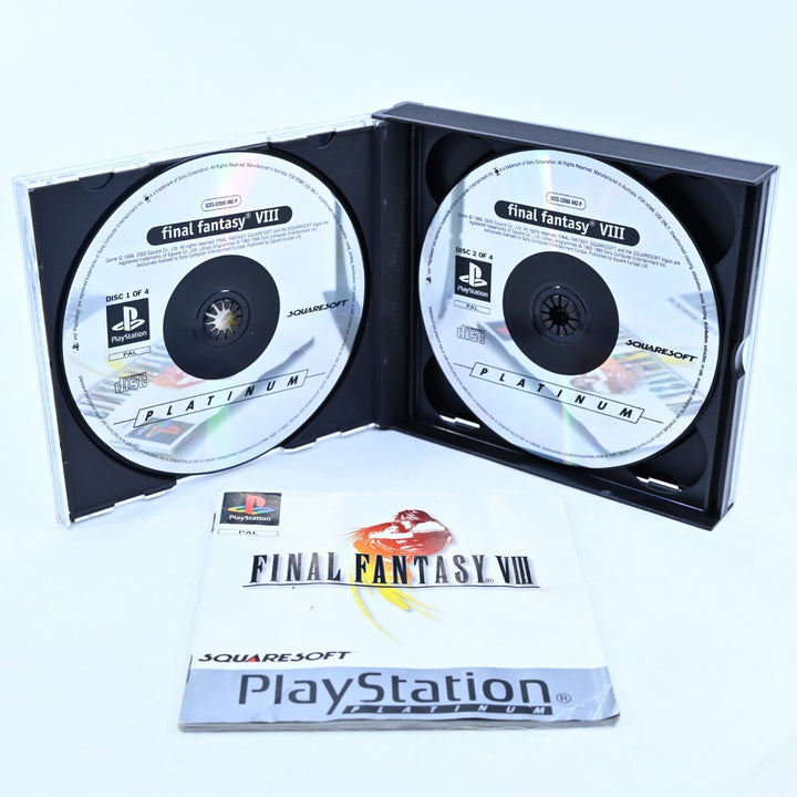 Final Fantasy VIII - Sony Playstation 1 / PS1 Game + Manual - PAL - MINT DISC!